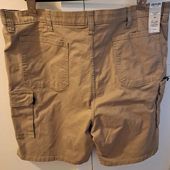Levi Strauss Signature Men's Ultimate Cargo Shorts American Khaki (Size 46) - Picture 2 of 5